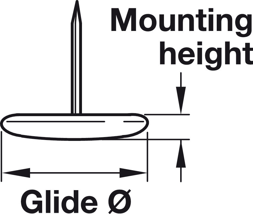Furniture Glide, Knock-in