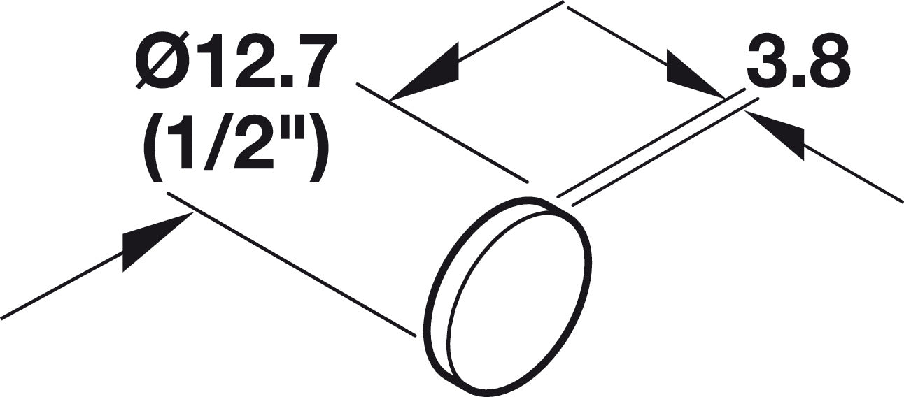 Door Stop, Silent Bumper, BS-22SD