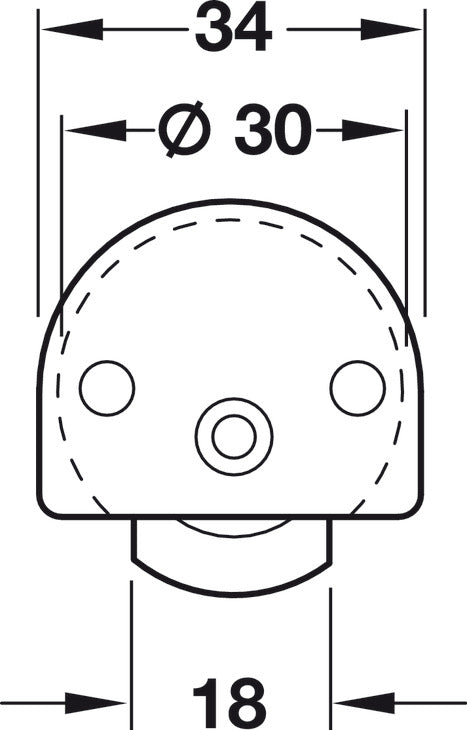 Lower Guide, with Double Bearing Mounted Axle