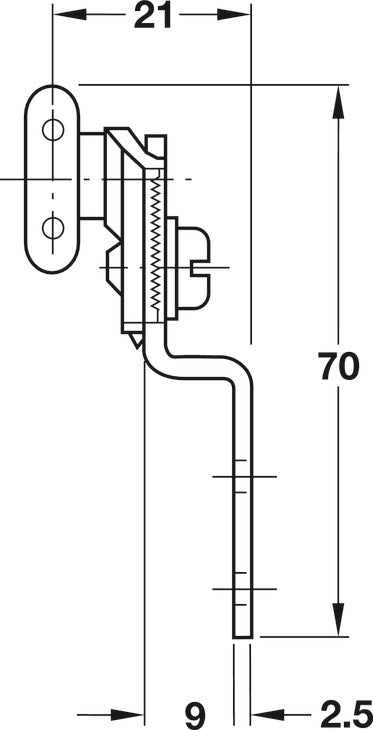 Single Running Gear, For Hangar Infront