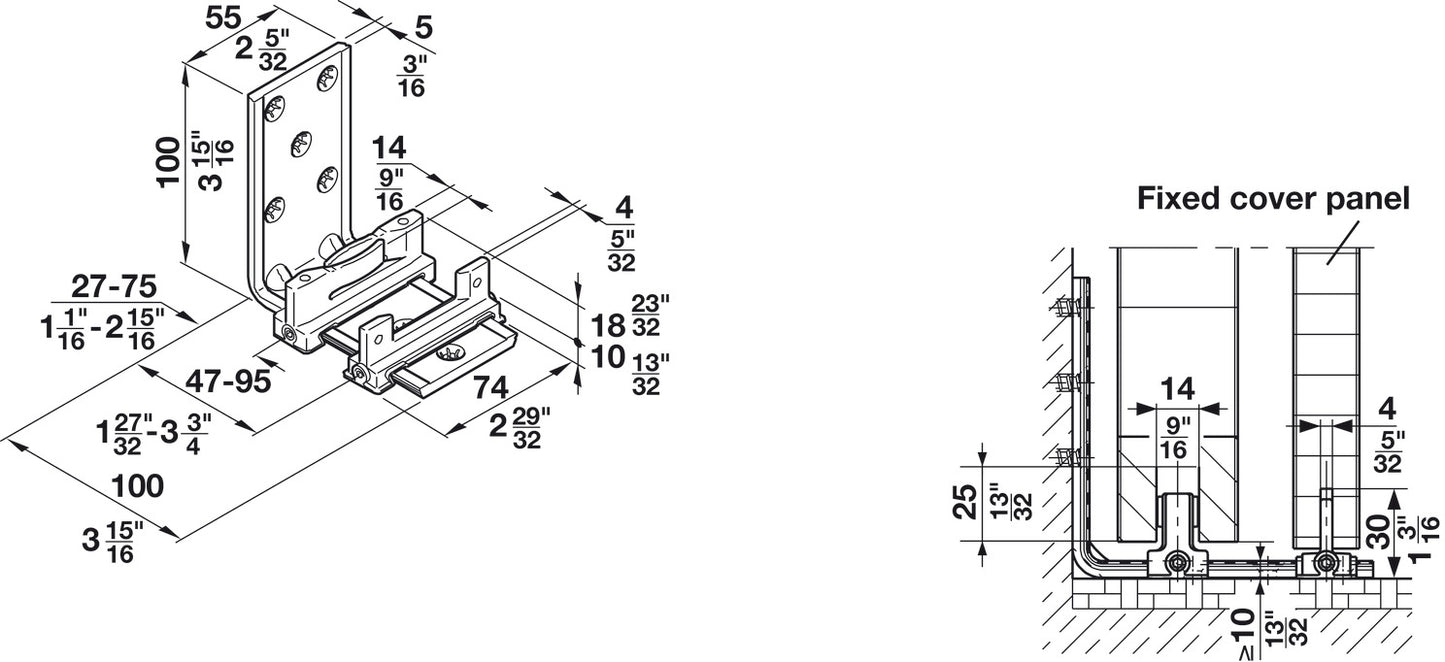 Floor Guide, Double Element