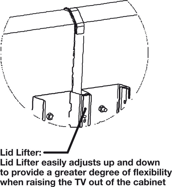 Motorized TV Lift, for Large TV Panels