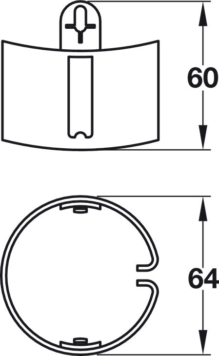 Vertebra Round Cable Manager, Vertical System