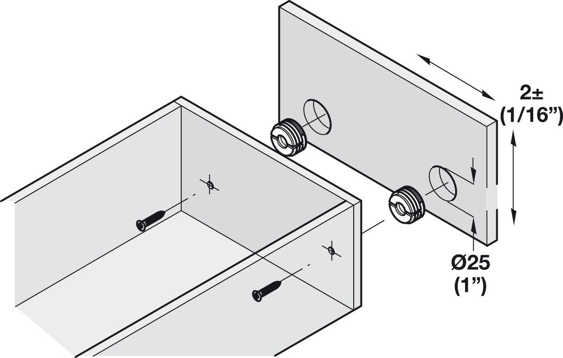 Drawer Front Adjuster