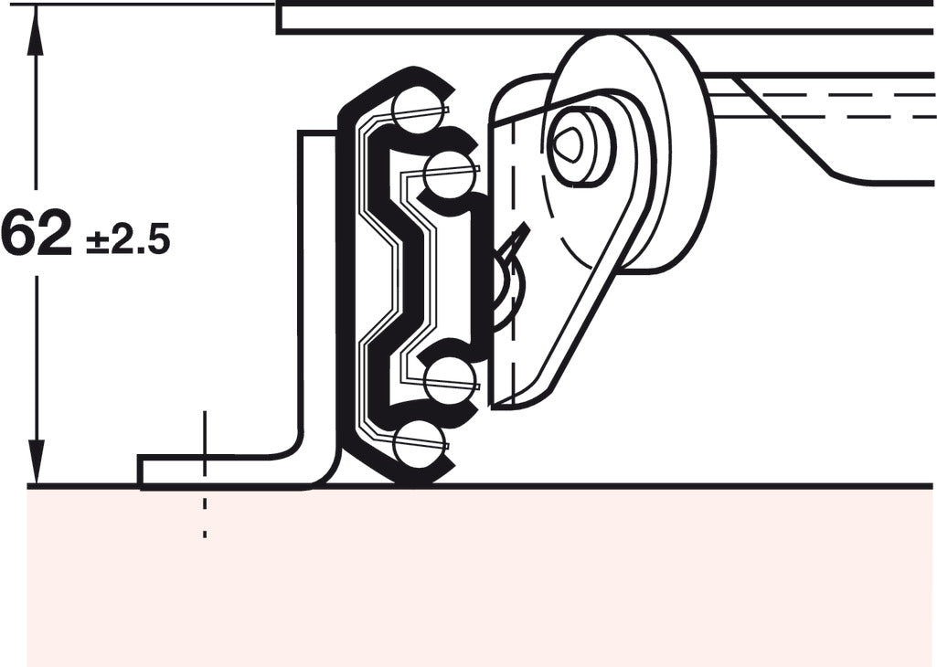 Full Extension TV Swivel, with 16" Square Mounting Plate