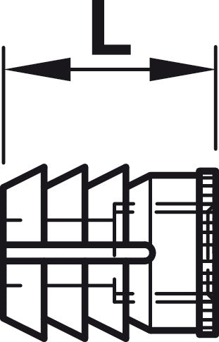 Glue-in sleeve, Plastic (polyamide)