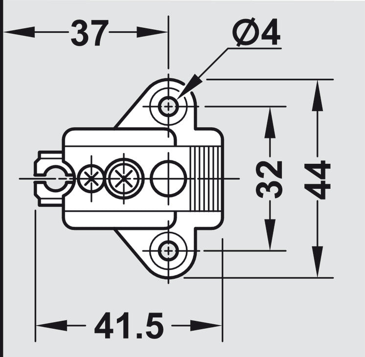 Mounting Plate, Stainless steel