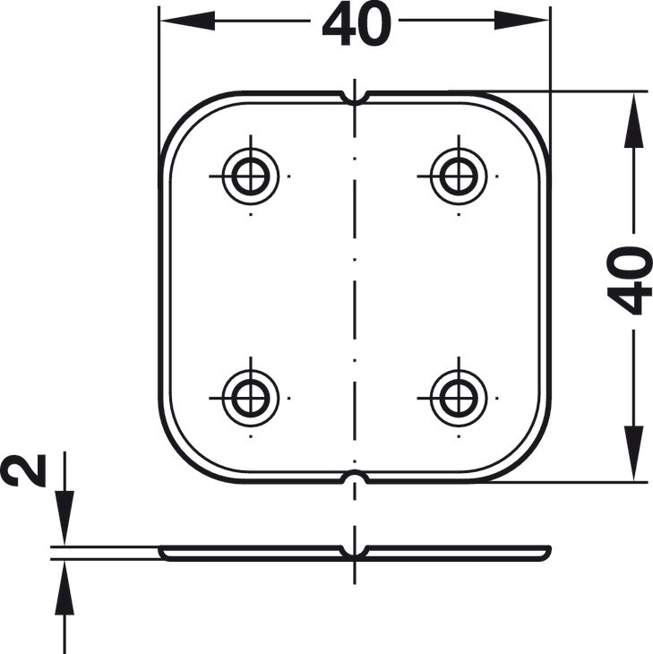 Furniture Hinge, Nylon
