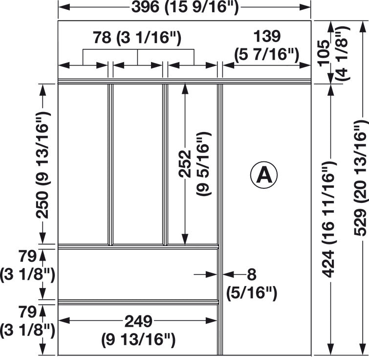 Small Cutlery Tray, Finelineâ„¢