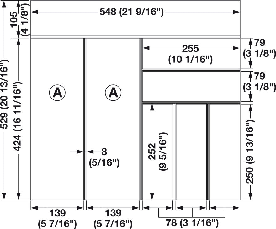 Small Cutlery Tray, Finelineâ„¢