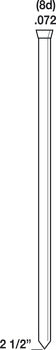 34° Angled Strip Finish Nail, 15 Gauge