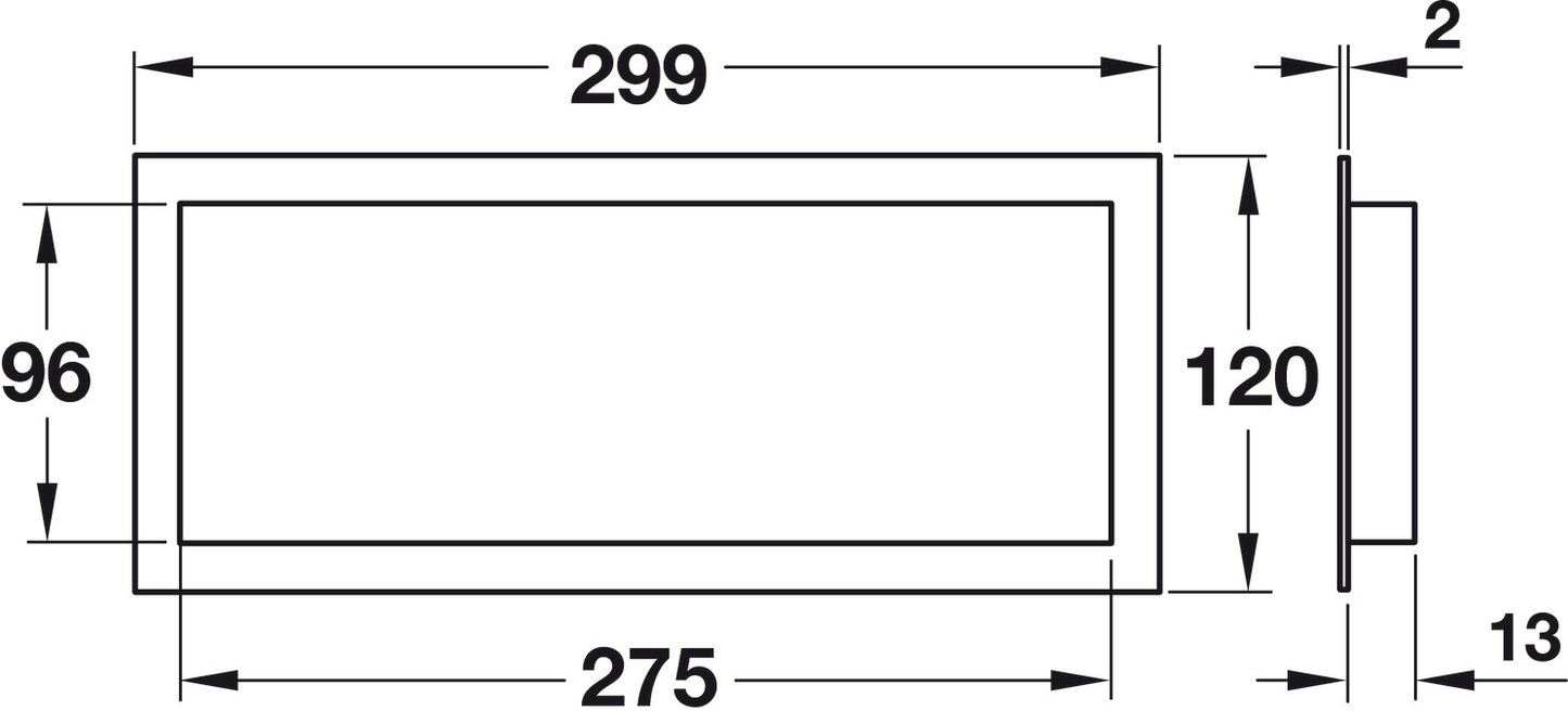 Ventilation Trims, Plastic, with louvres