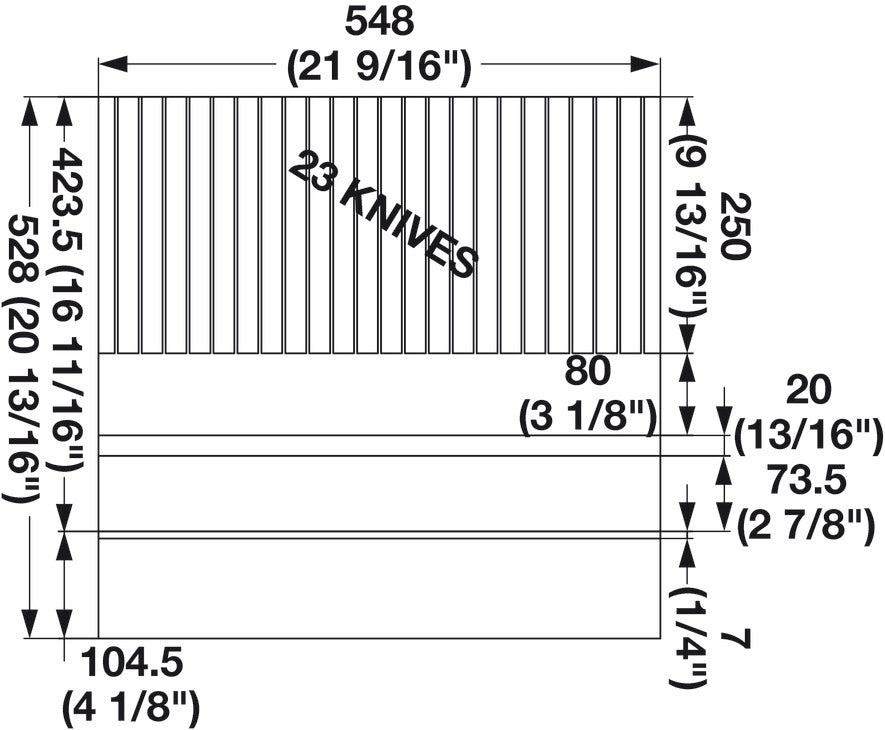 Knife Insert, Finelineâ„¢