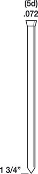 34° Angled Strip Finish Nail, 15 Gauge