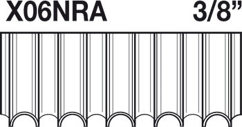 1" Crown Corrugated Fastener, 25 Gauge