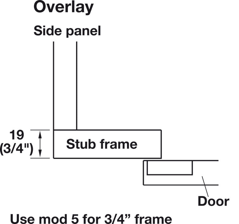 Blind Corner Concealed Hinge, Salice, 110° Opening Angle, Nickel-Plated