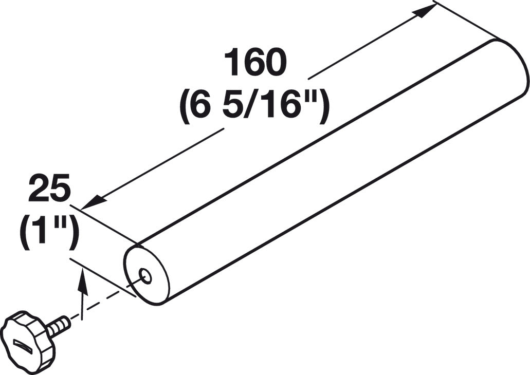 Round Post, for Finelineâ„¢ Base Plate
