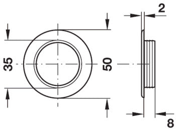 Air Ventilation Cap, Ø50 mm