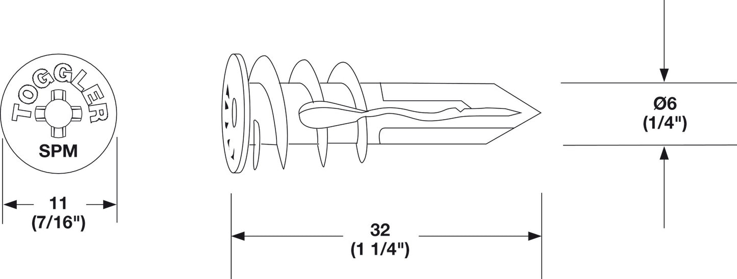 Self-Drilling Drywall Anchor, SnapSkru®