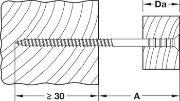 Adjustable Screw, Countersunk, Type 17, T-Star 25