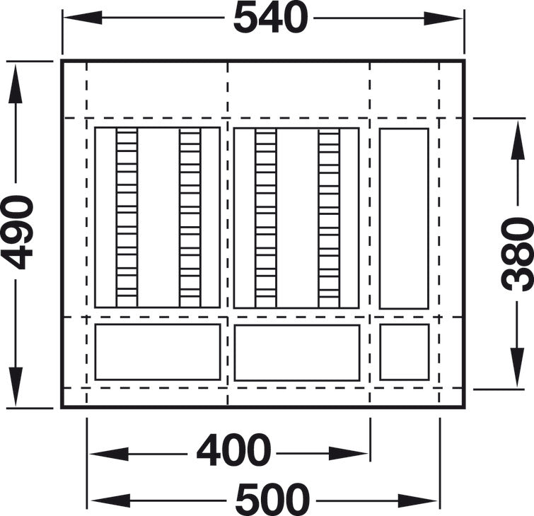Medical Drawer Insert, Flat, for Medical Instruments