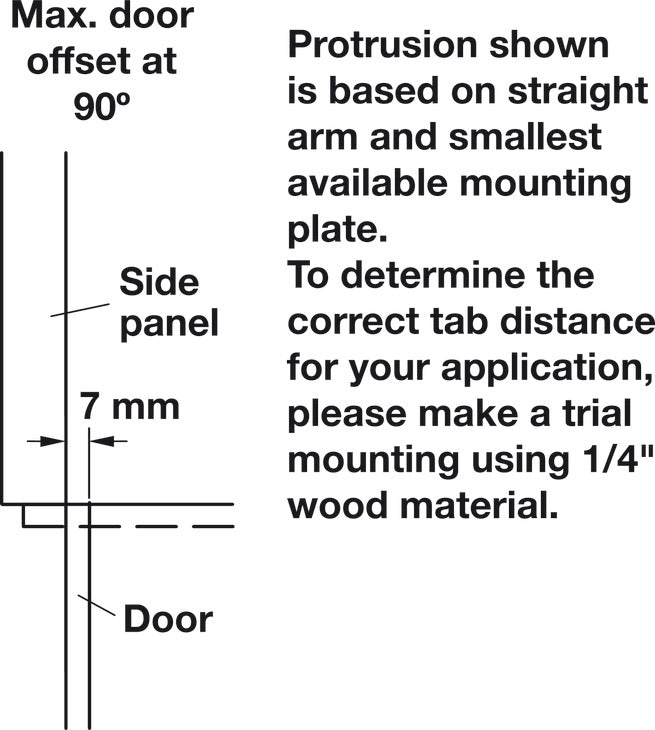 Glass Door Concealed Hinge, Salice, 94° Opening Angle, Self Closing, Full Overlay