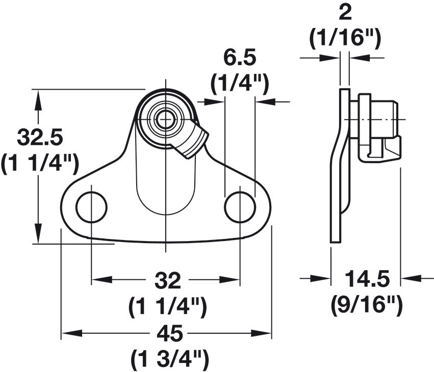 DUO Mounting Bracket, Steel