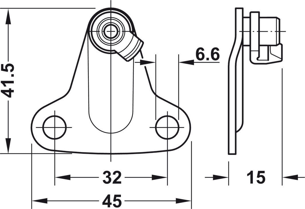 DUO Mounting Bracket, Steel