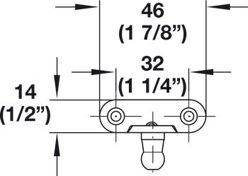 Door Mounting Bracket, E-Z Open