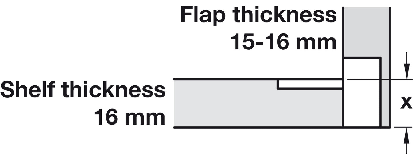 Flap Hinge, Plano Medial