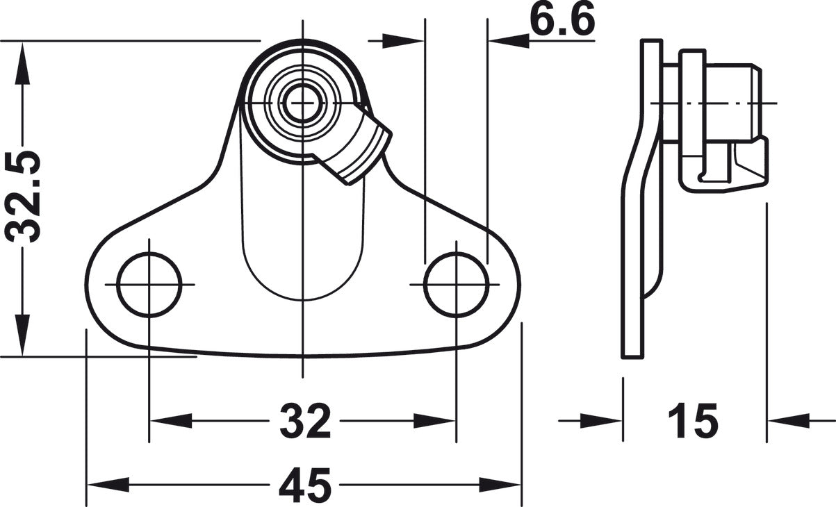 DUO Mounting Bracket, Steel