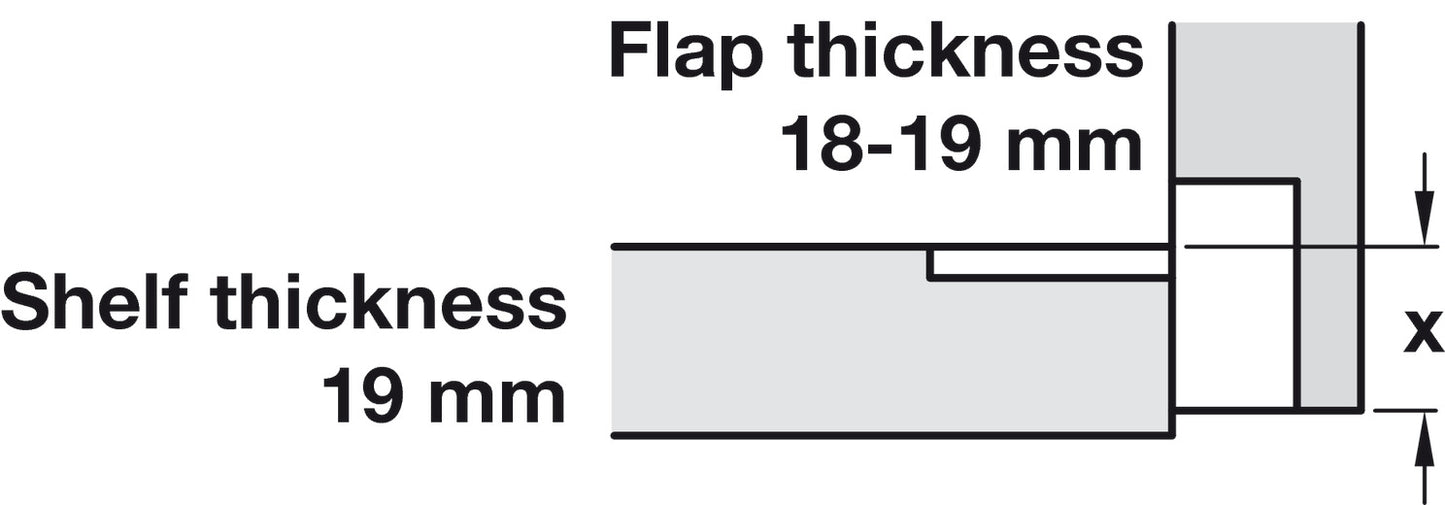 Flap Hinge, Plano Medial