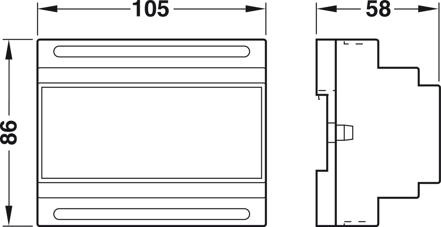 Wall Terminal Set, WT 100, Tag-it<sup>TM</sup> ISO