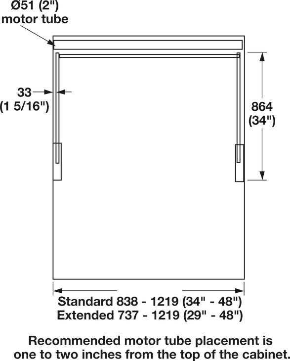 Wardrobe Lift, Motorized