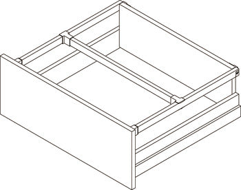 Divider Railing Clip for Drawer Side, for use with Nova Pro Scala Drawers