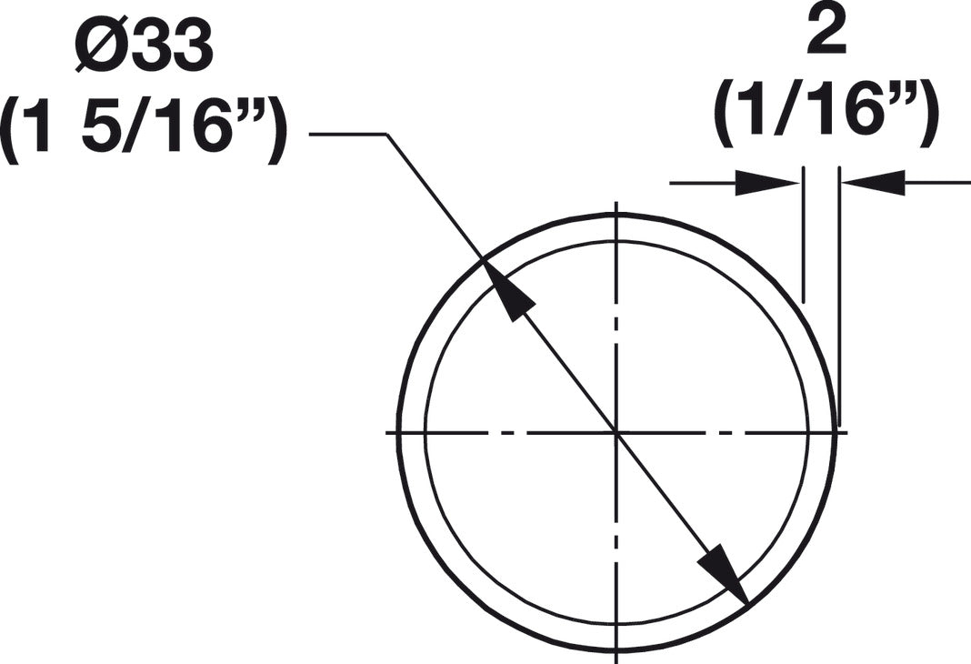 Round Wardrobe Tube with Supports, TAG Synergy Elite Collection