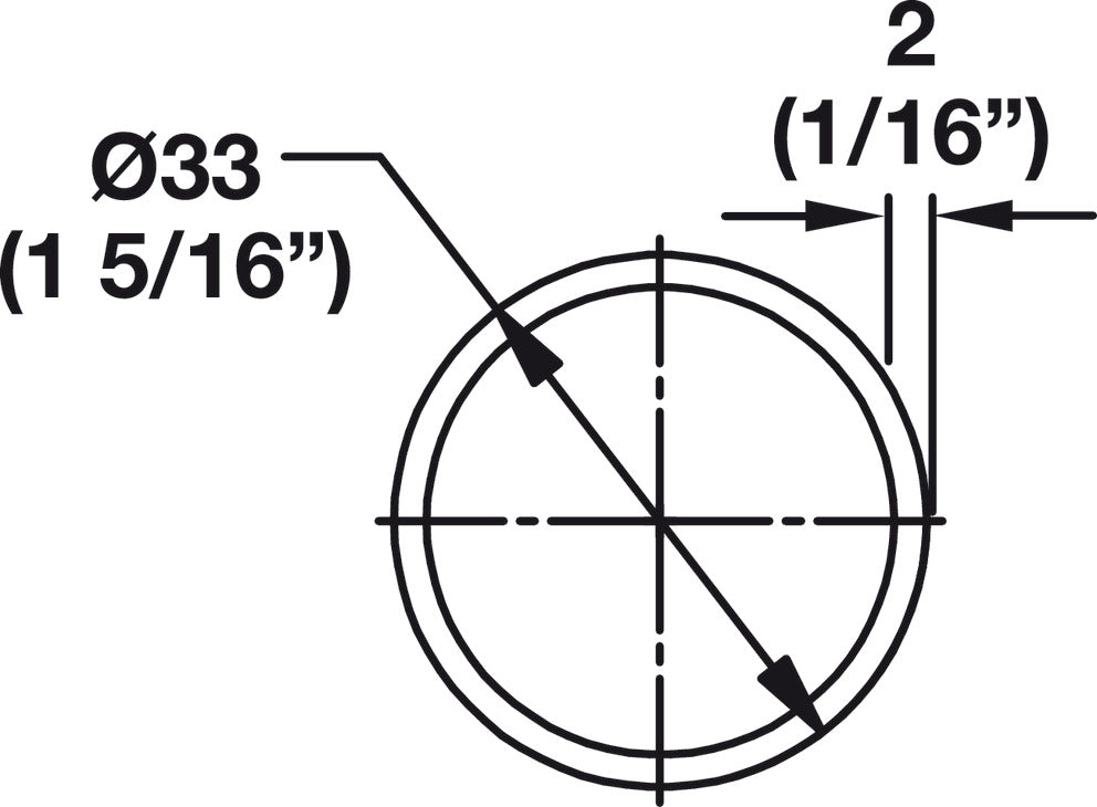 Round Wardrobe Tube, TAG Synergy Collection, 8'