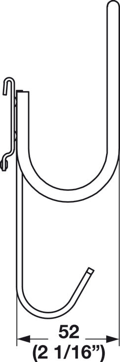 Coat Hook, TAG Omni Track®
