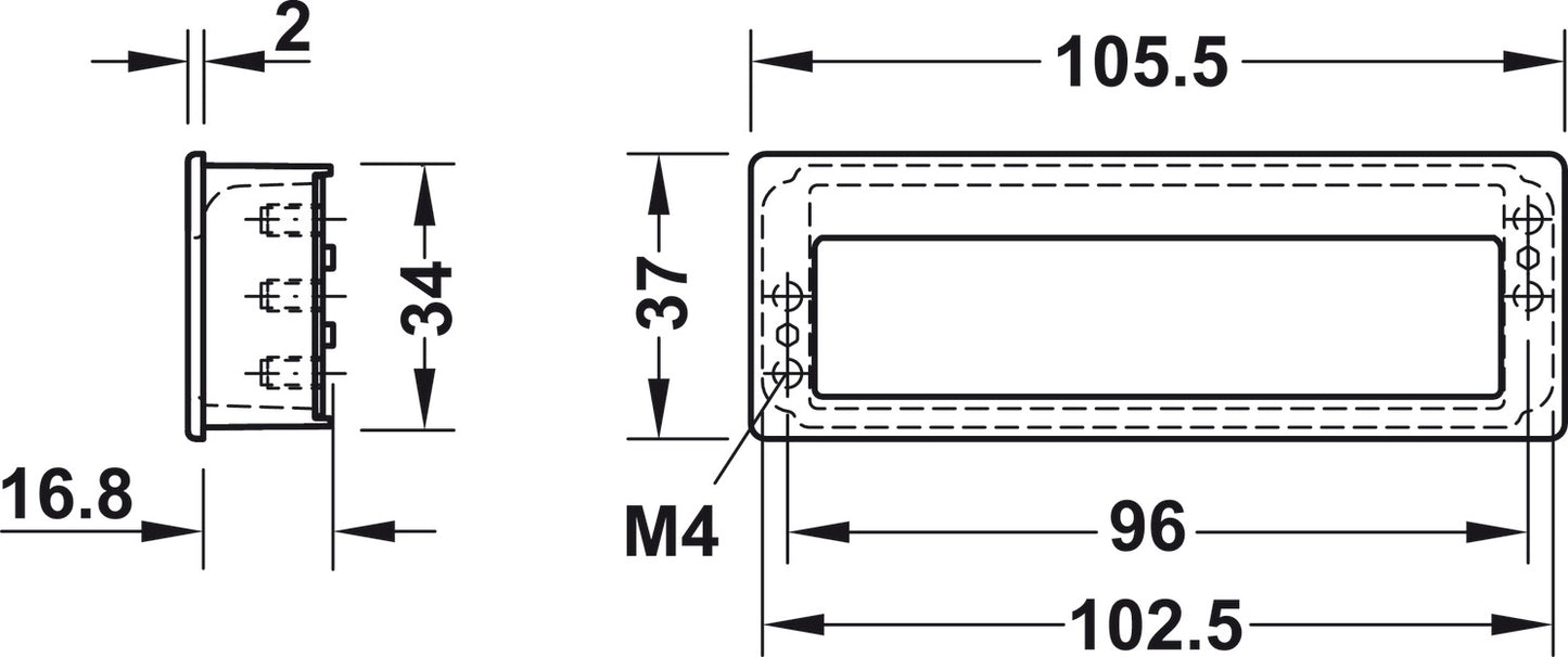 Handle, Zinc