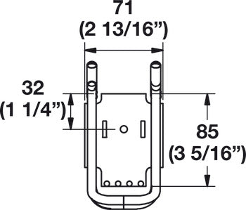 14" Utility Hook, TAG Omni Track®