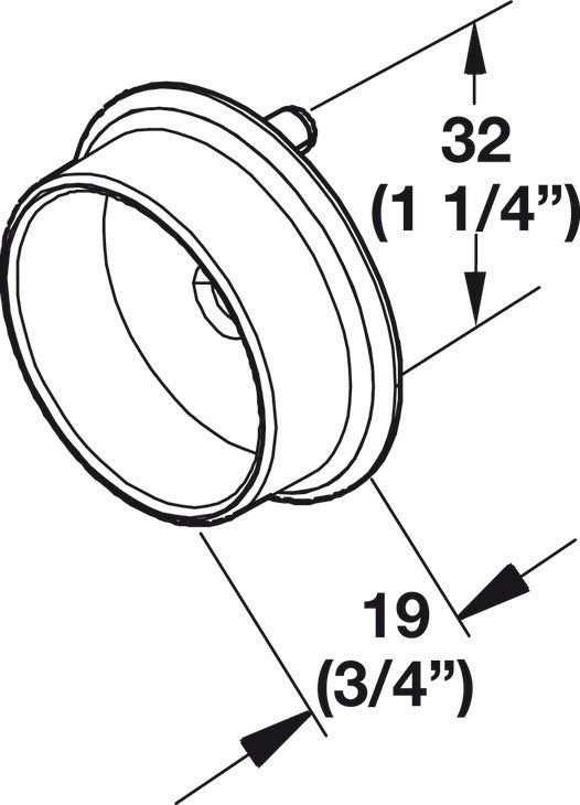 Round Wardrobe Tube with Supports, TAG Synergy Elite Collection