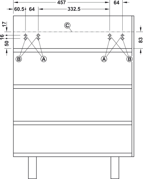 Pull-out table and folding fitting, with folding table leg