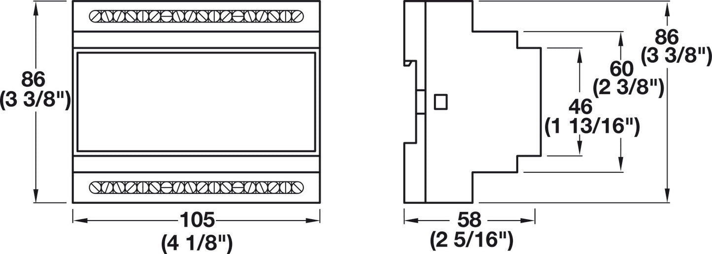 Wall Terminal Set, WT 100, Tag-it<sup>TM</sup> ISO