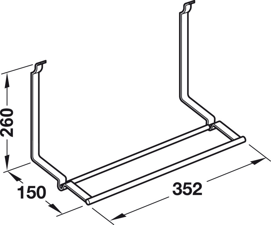 Paper Towel Holder, Backsplash Railing System
