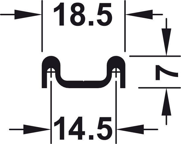 Double Bottom Running Track, for Slido F-Line14 25A