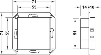 Additional Wall Reader, Wall Terminal System 55