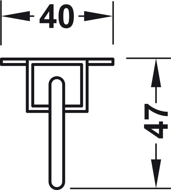 Retractable Wardrobe Rail, Steel Runner