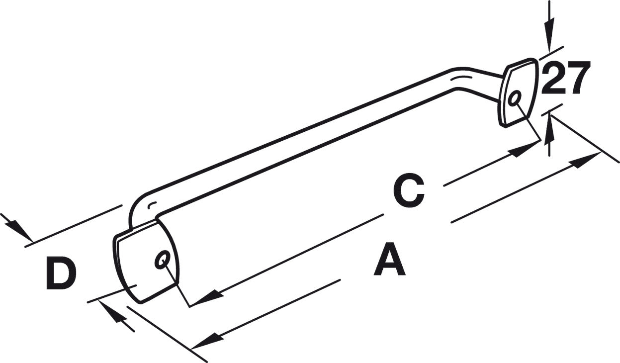 Handle, Zinc