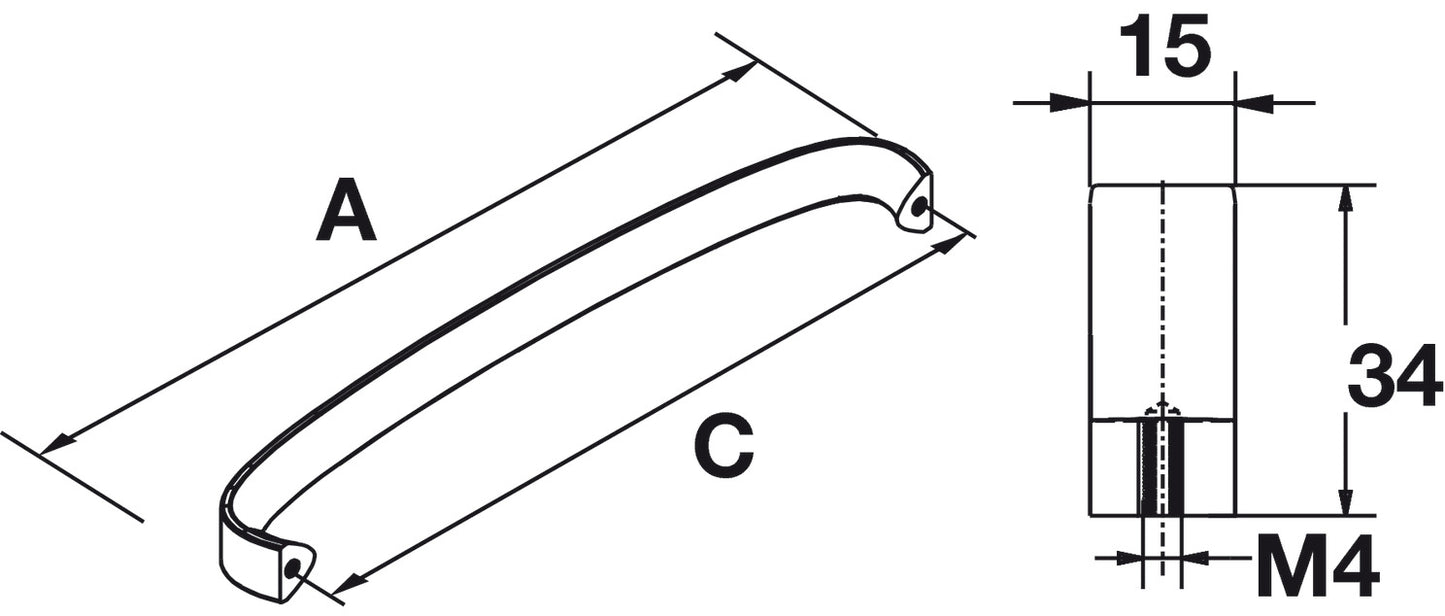Handle, Zinc