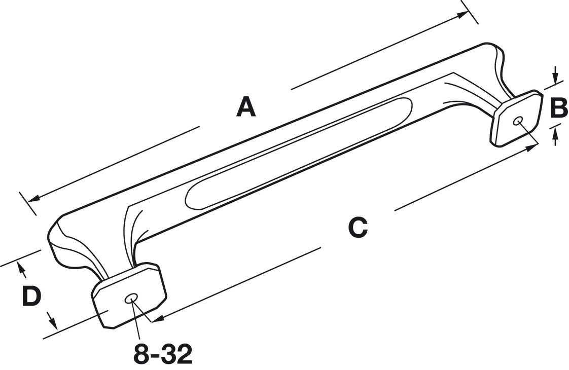 Handle, Zinc & Glass